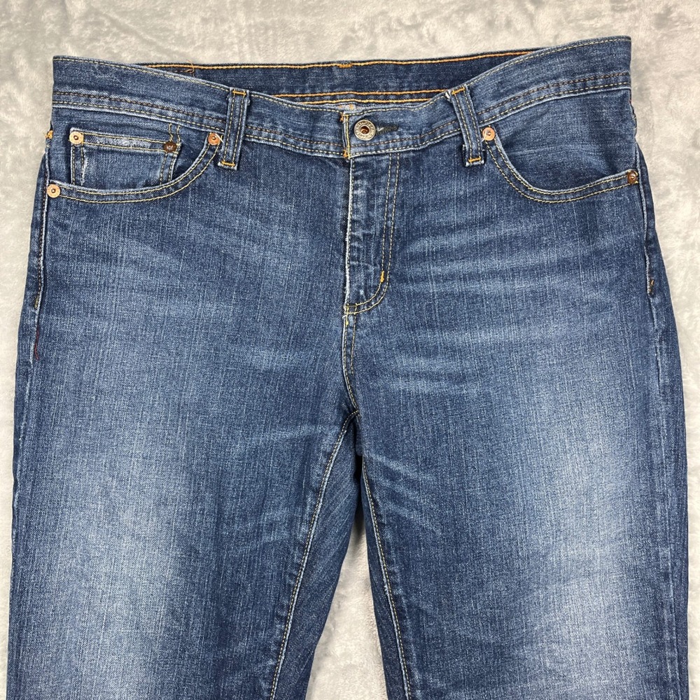 Polo Jeans Co Ralph Lauren Stretch Kelly Jean Distressed Bootcut Women Blue 12R - Picture 3 of 12